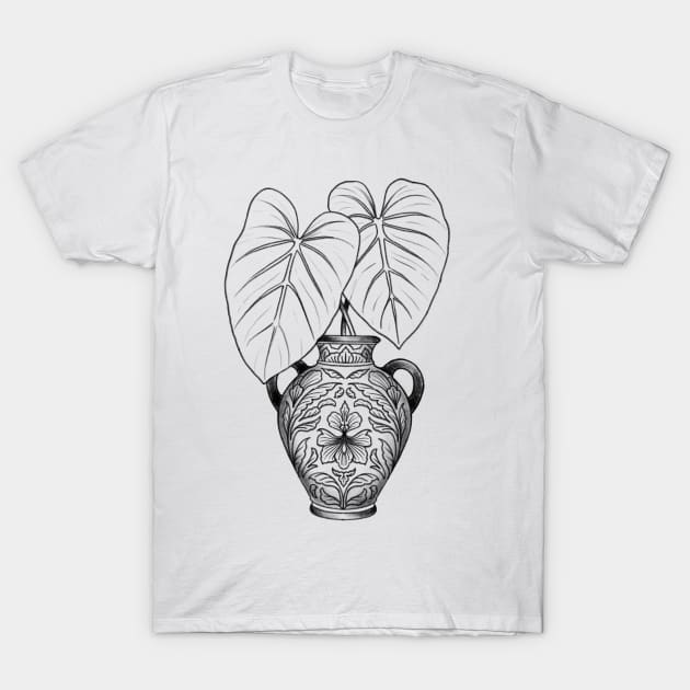 Philodendron gloriosum T-Shirt by emmikoi